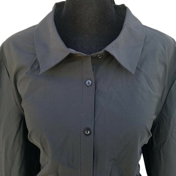 Alfani Button Long-Sleeve Blouse Women's. Size XXL. New With Tags $79. - Picture 5 of 10